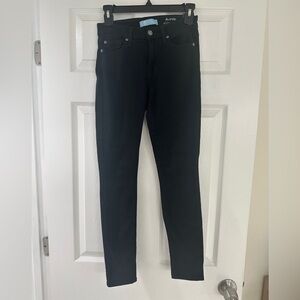 7 For All Mankind Women's Black Skinny Jeans